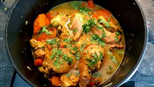 Recette de Poulet aux Olives