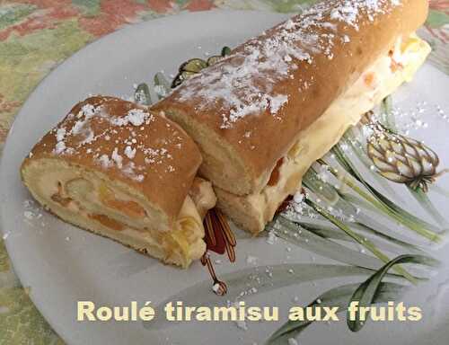 Recette de roulé tiramisu aux fruits de saison