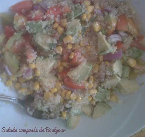 Recette de Salade composée au Boulgour