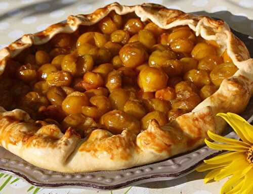 Recette de Tarte rustique aux mirabelles et au miel