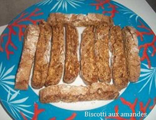 Recette des BISCOTTI aux AMANDES saveur Café