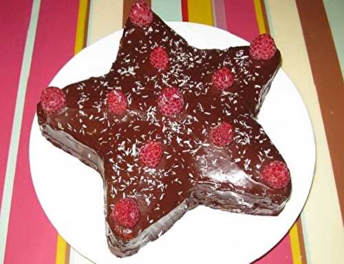 Recette du Gâteau Chocolat et Framboise