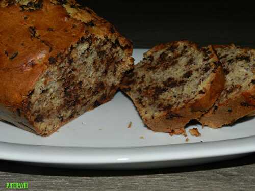 Recette facile de Gâteau aux Bananes et pépites de Chocolat