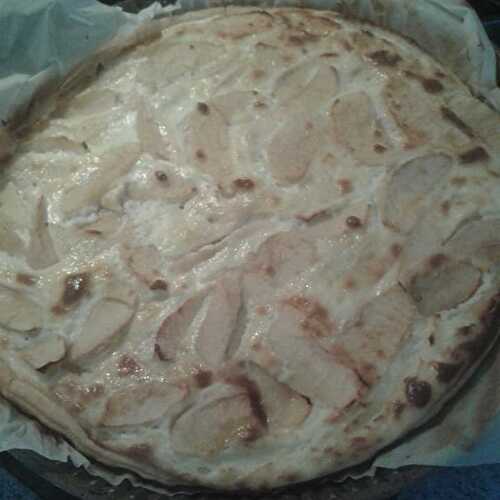 Tarte aux pommes au mascarpone