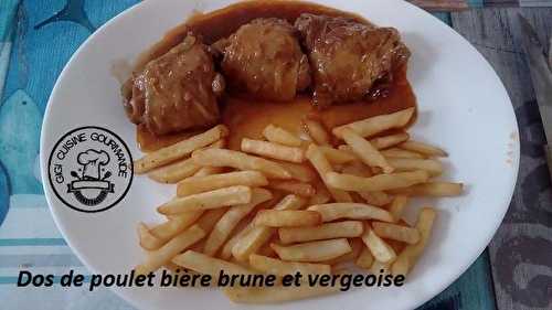 Hauts de cuisses de poulet à la bière brune et vergeoise au cookéo