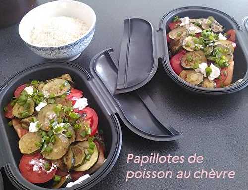 Recette de Papillote de poisson au Chèvre