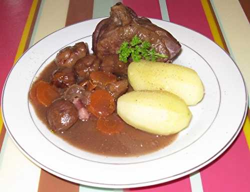 1 Recette facile, Coq au vin aux marrons