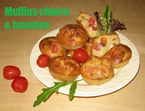 Recette de Muffins au chèvre et à la tomate