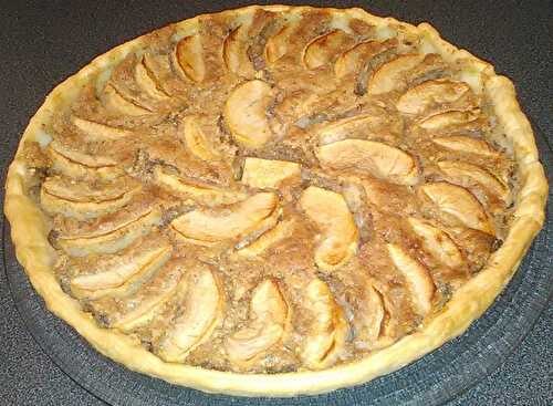 Recette de Tarte aux pommes à la crème de pralin aux épices