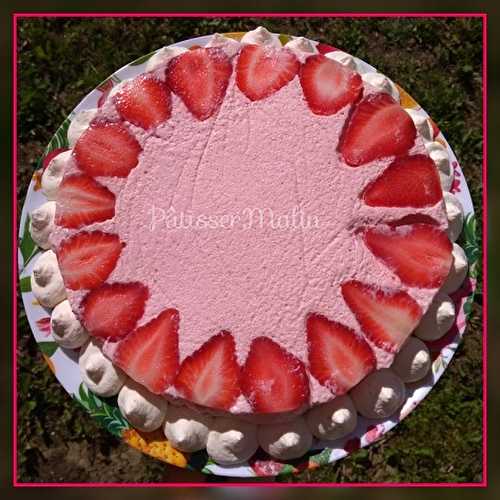 Recette Tarte à la mousse de fraises