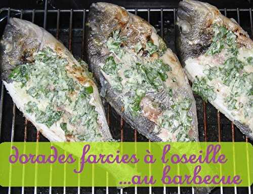 1 Recette facile, Daurades farcies à l'oseille au berbecue