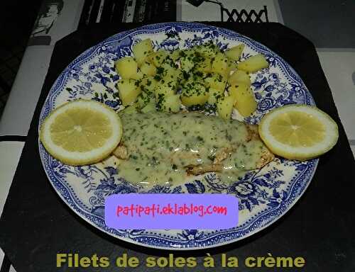 1 Recette facile, Filet de sole à la crème de persil