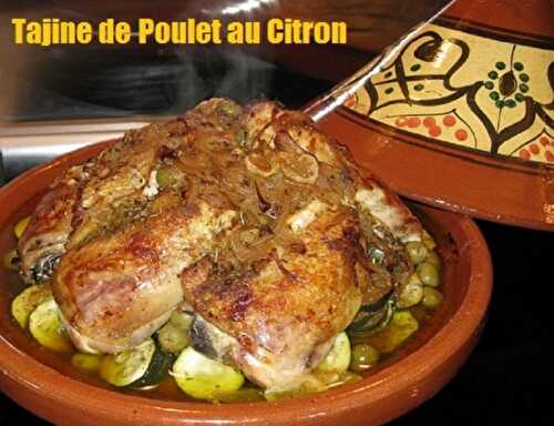 1 Recette facile, Tajine de poulet aux olives et au citron