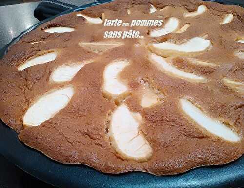 1 Recette facile, Tarte aux pommes sans pâte