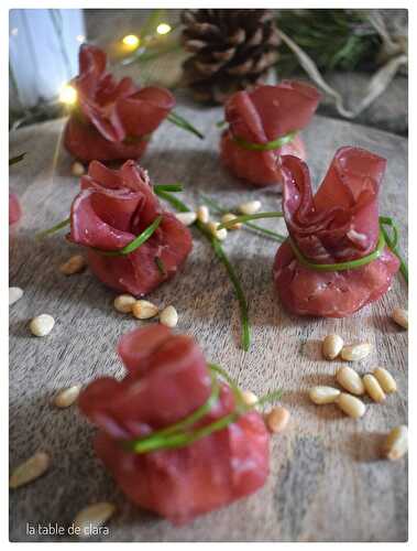 Bouchées de bresaola