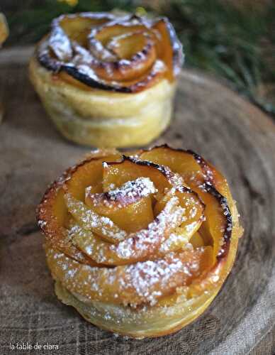 Roses de pommes au spéculoos