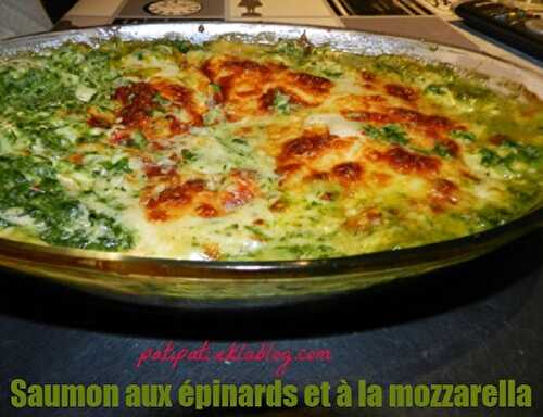 1 Recette facile, Gratin de saumon aux épinards frais