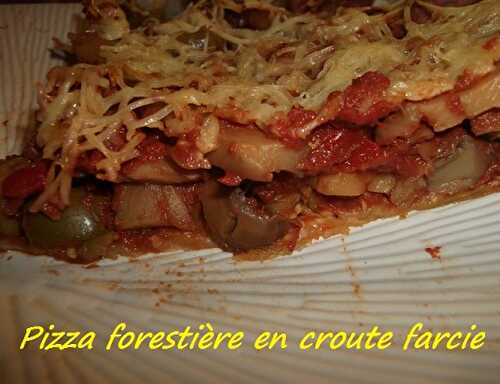 1 Recette facile, la pizza aux champignons farcie