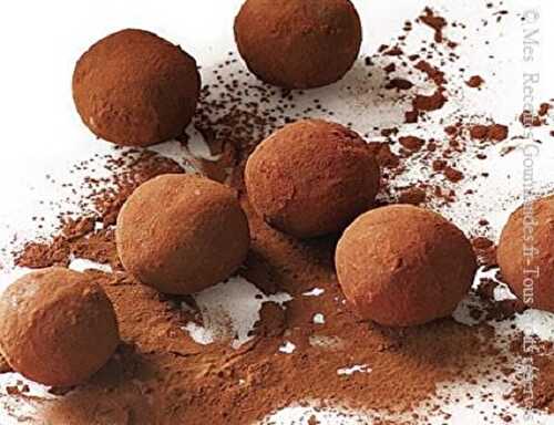 1 Recette facile, les Truffes au chocolat maison