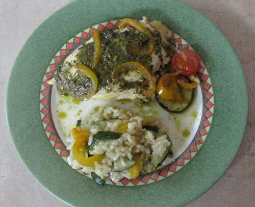 1 Recette facile, Poulet en papillote aux légumes du sud