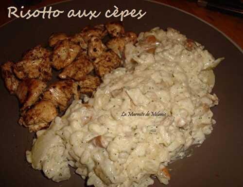 1 Recette facile, Risotto crémeux aux cèpes