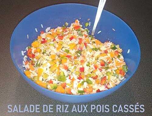 Recette de Salade de riz aux légumes