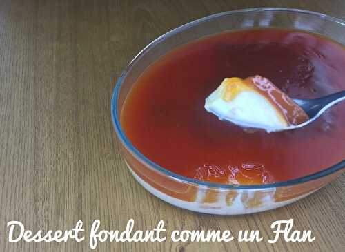 1 Recette facile, Flan fondant à la vanille et au caramel