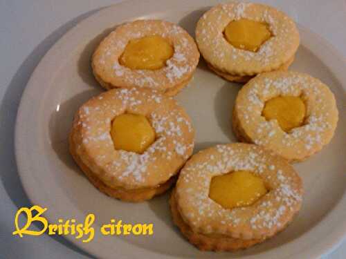 1 Recette facile, Les sablés British citron