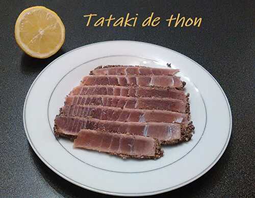 Tataki de Thon - Nosrecettesfaciles.com