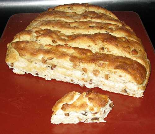 1 Recette facile, Fougasse aux amandes et au miel