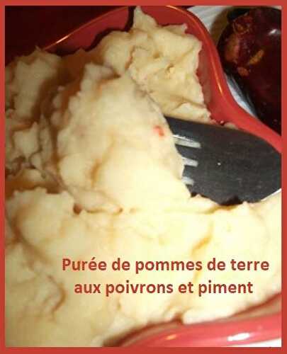 1 Recette facile, Purée de pommes de terre aux poivrons