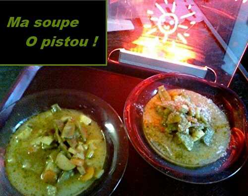 1 Recette facile, Soupe au pesto