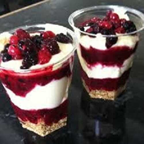 1 Recette facile, Tiramisu aux fruits rouges