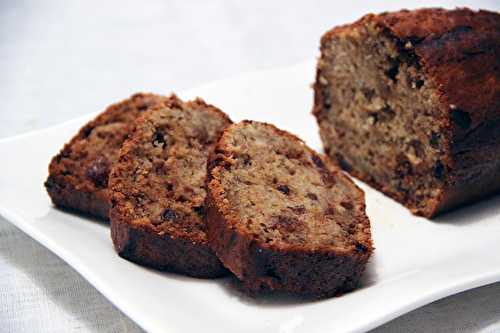 Banana bread au rhum et raisins secs