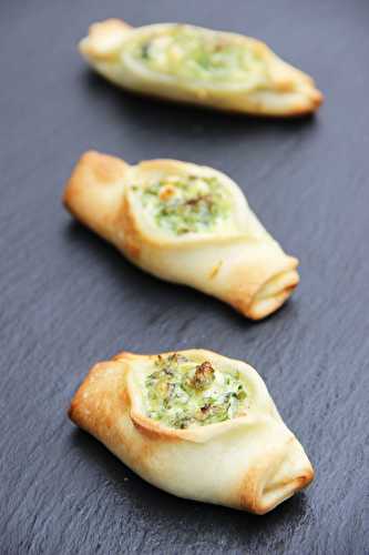 Barquettes au fromage et herbes fraîches