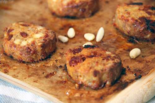 Biscuits crousti-moelleux au chorizo et pignons de pin