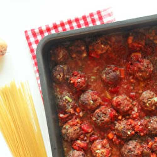 Boulettes au four avec cœur de fromage