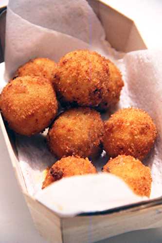 Boulettes de camembert pané