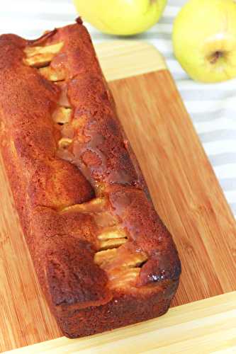 Cake aux pommes et caramel au beurre salé