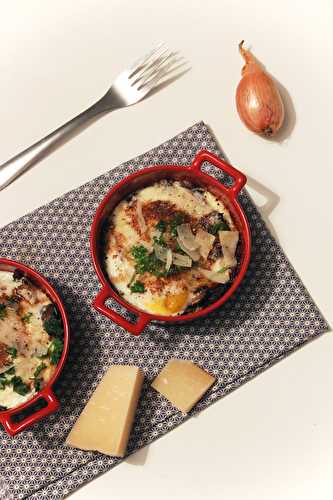 Champignons au parmesan au four