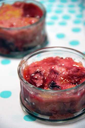 Clafoutis ou flognarde de prunes au lait d’amande