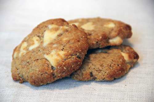 Cookies Galak et chocolat blanc chaud