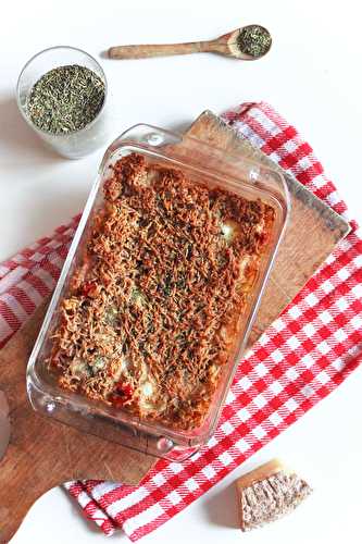 Crumble aux légumes d’été