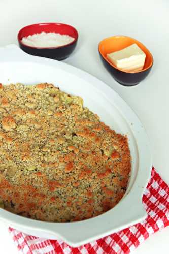 Crumble de courgettes