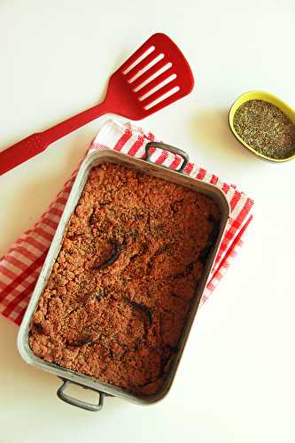 Crumble de tomates confites