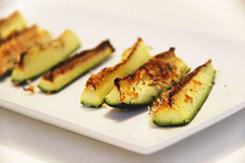 Frites de courgettes au parmesan