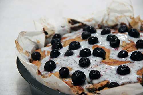 Gâteau aux blueberries sans gluten