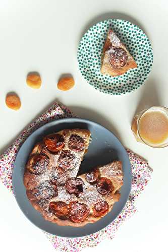 Gâteau aux deux abricots