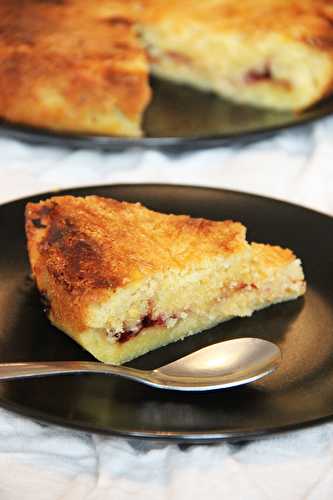Gâteau breton fourré aux fraises