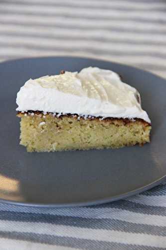 Gâteau courgettes amandes